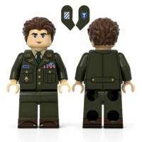 Audie Murphy (Officer Service Uniform Edition) Most Decorated U.S. Soldier WWII - Custom Printed Brick Block Figure Audie Murphy (officer Service Uniform Edition) Most Decorated U.s. Soldier Wwii Custom Printed Brick Block Figure