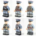 Beiyang Army Infantry Squad WWI (Republic of China – Beiyang Government Vanguard) (Without Cap) - Custom Printed Brick Block Figure