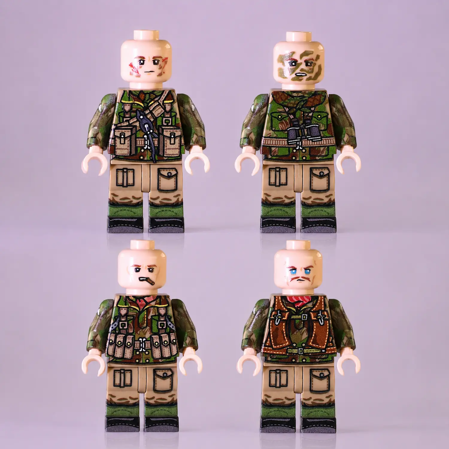 British Airborne Building Block Figure Squad WWII - Custom Printed Brick Block Figure British Airborne Building Block Figure Squad Wwii Custom Printed Brick Block Figure