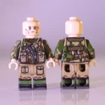 British Airborne Soldier with Commando Dagger (Paratrooper) WWII - Custom Printed Brick Block Figure