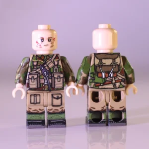 British Airborne Soldier with Commando Dagger (Paratrooper) WWII - Custom Printed Brick Block Figure British Airborne Soldier With Commando Dagger (paratrooper) Wwii Custom Printed Brick Block Figure