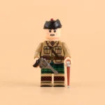 British Army Black Watch Officer (Second Lieutenant) WWI - Custom Printed Brick Block Figure
