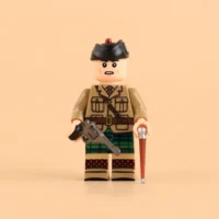 British Army Black Watch Officer (second Lieutenant) Wwi Custom Printed Brick Block Figure