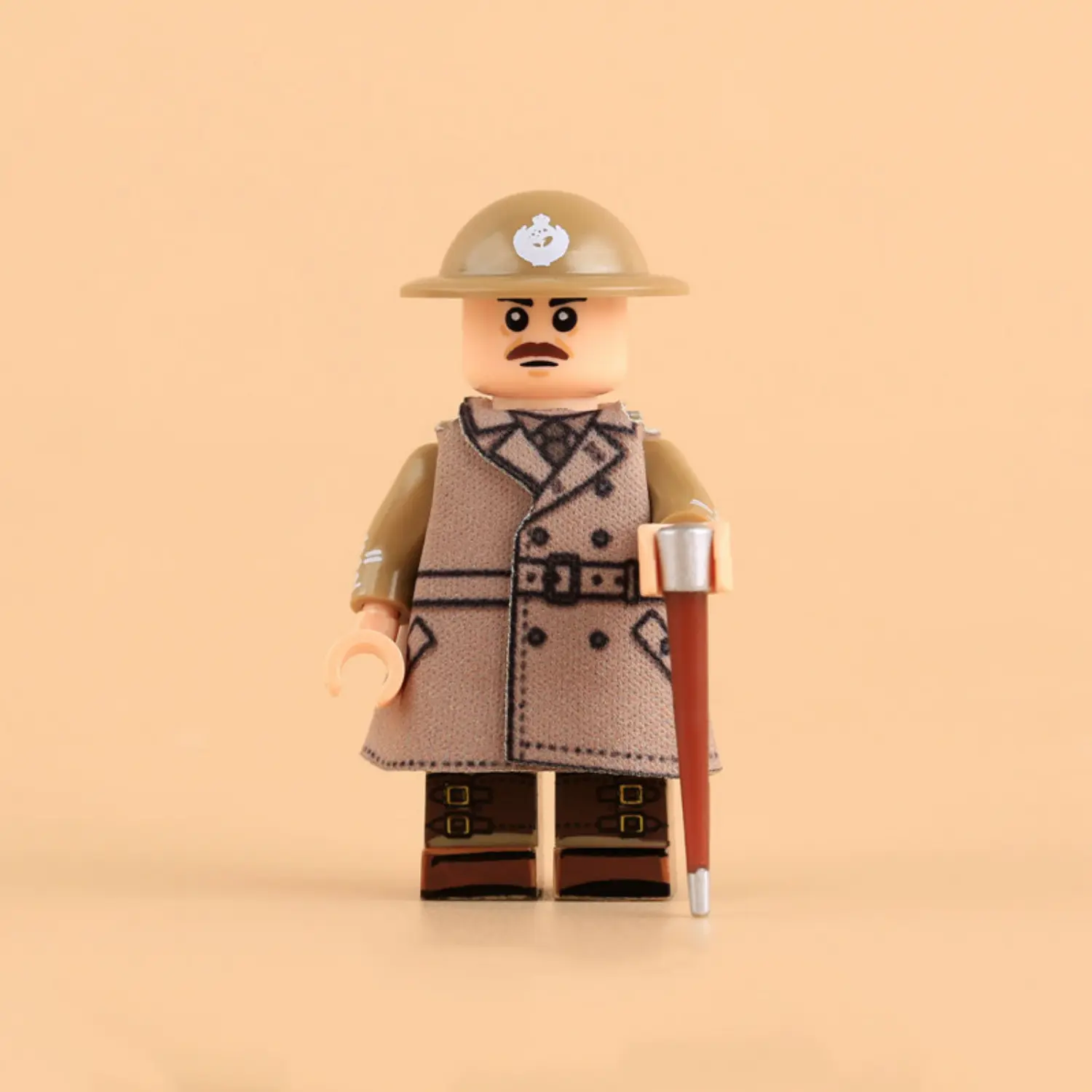 British Army Dorset Cavalry Officer (Lieutenant) WWI - Custom Printed Brick Block Figure British Army Dorset Cavalry Officer (lieutenant) Wwi Custom Printed Brick Block Figure