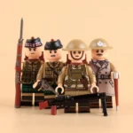 British Army Squad WWI - Custom Printed Brick Block Figure