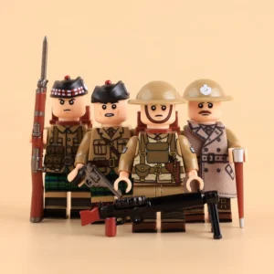 British Army Squad WWI - Custom Printed Brick Block Figure British Army Squad Wwi Custom Printed Brick Block Figure