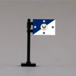Chief of Naval Operations (CNO) Flag Assembly - Custom 3D Printed Miniature Accessory Parts Pieces for Brick Block Figures