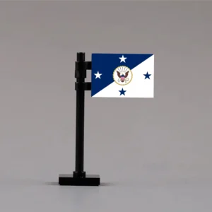 Chief of Naval Operations (CNO) Flag Assembly - Custom 3D Printed Miniature Accessory Parts Pieces for Brick Block Figures Chief Of Naval Operations (cno) Flag Assembly Custom 3d Printed Miniature Accessory Parts Pieces For Brick Block Figures