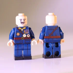 Chinese Regional Senior Commander (anti Japanese War Warlord Era Style) Wwii Custom Printed Brick Block Figure