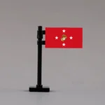 Commandant of the United States Marine Corps Flag Assembly - Custom 3D Printed Miniature Accessory Parts Pieces for Brick Block Figures