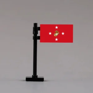 Commandant of the United States Marine Corps Flag Assembly - Custom 3D Printed Miniature Accessory Parts Pieces for Brick Block Figures Commandant Of The United States Marine Corps Flag Assembly Custom 3d Printed Miniature Accessory Parts Pieces For Brick Block Figures