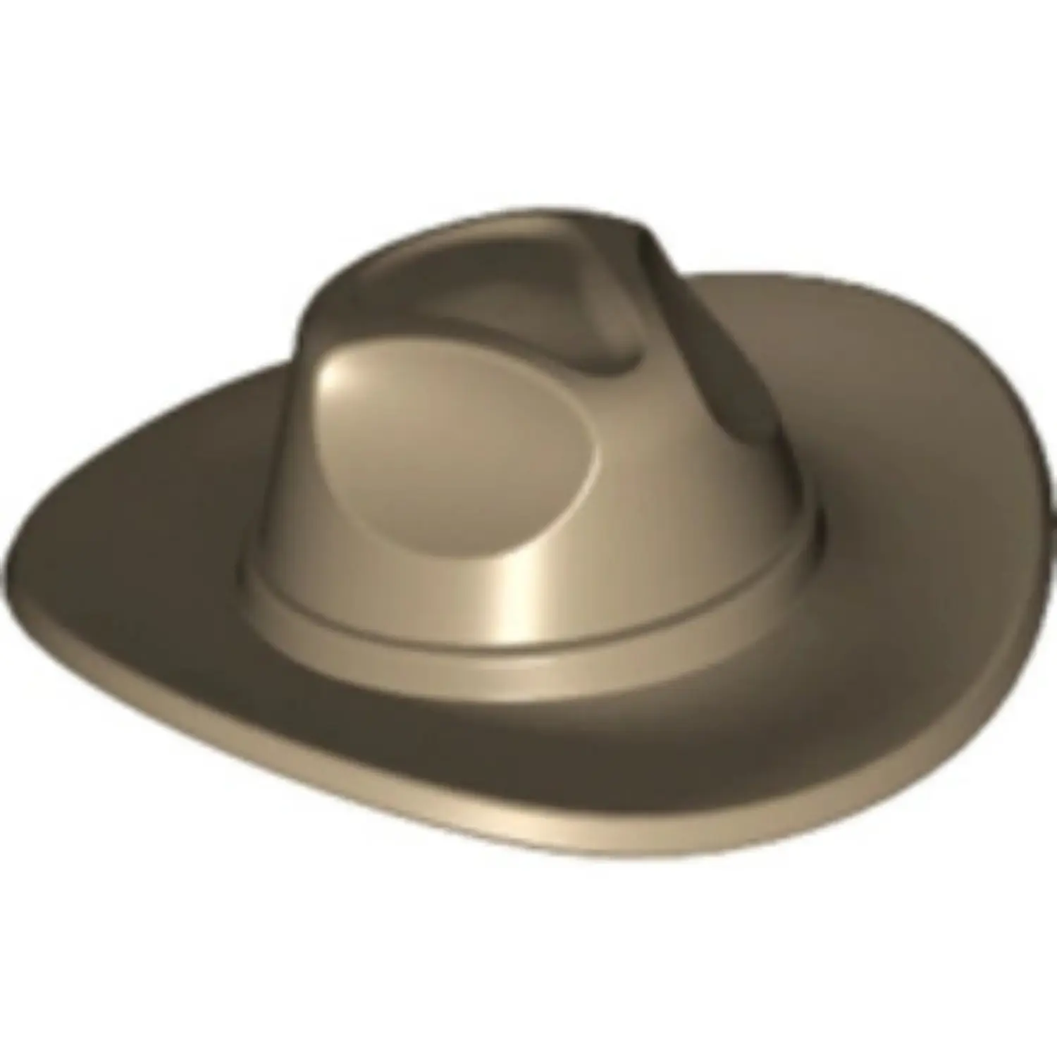 Dark Beige Adventurers Fedora Hat Custom 3d Printed Miniature Accessory Parts Pieces For Brick Block Figures