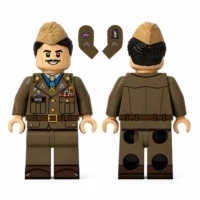 Desmond Doss Medal of Honor Recipient US Army Combat Medic (Service Uniform Edition) WWII - Custom Printed Brick Block Figure Desmond Doss Medal Of Honor Recipient Us Army Combat Medic (service Uniform Edition) Wwii Custom Printed Brick Block Figure