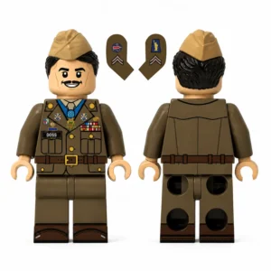 Desmond Doss Medal of Honor Recipient US Army Combat Medic (Service Uniform Edition) WWII - Custom Printed Brick Block Figure Desmond Doss Medal Of Honor Recipient Us Army Combat Medic (service Uniform Edition) Wwii Custom Printed Brick Block Figure
