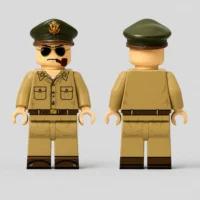 General Douglas MacArthur US Army Pacific Theater Commander WWII - Custom Printed Brick Block Figure General Douglas Macarthur Us Army Pacific Theater Commander Wwii Custom Printed Brick Block Figure