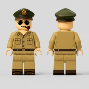 General Douglas MacArthur US Army Pacific Theater Commander WWII - Custom Printed Brick Block Figure General Douglas Macarthur Us Army Pacific Theater Commander Wwii Custom Printed Brick Block Figure