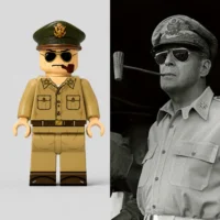 General Douglas MacArthur US Army Pacific Theater Commander WWII - Custom Printed Brick Block Figure with real person General Douglas Macarthur Us Army Pacific Theater Commander Wwii Custom Printed Brick Block Figure With Real Person