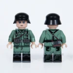 German Army (Heer) Infantry Rifleman WWII - Custom Printed Brick Block Figure