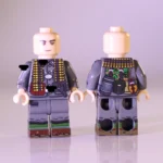 German Army (Heer) Machine Gunner (MG34/MG42 Crewman) WWII - Custom Printed Brick Block Figure