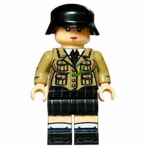 German Female Auxiliary BDM Member (Late-War) WWII - Custom Printed Brick Block Figure German Female Auxiliary Bdm Member (late War) Wwii Custom Printed Brick Block Figure