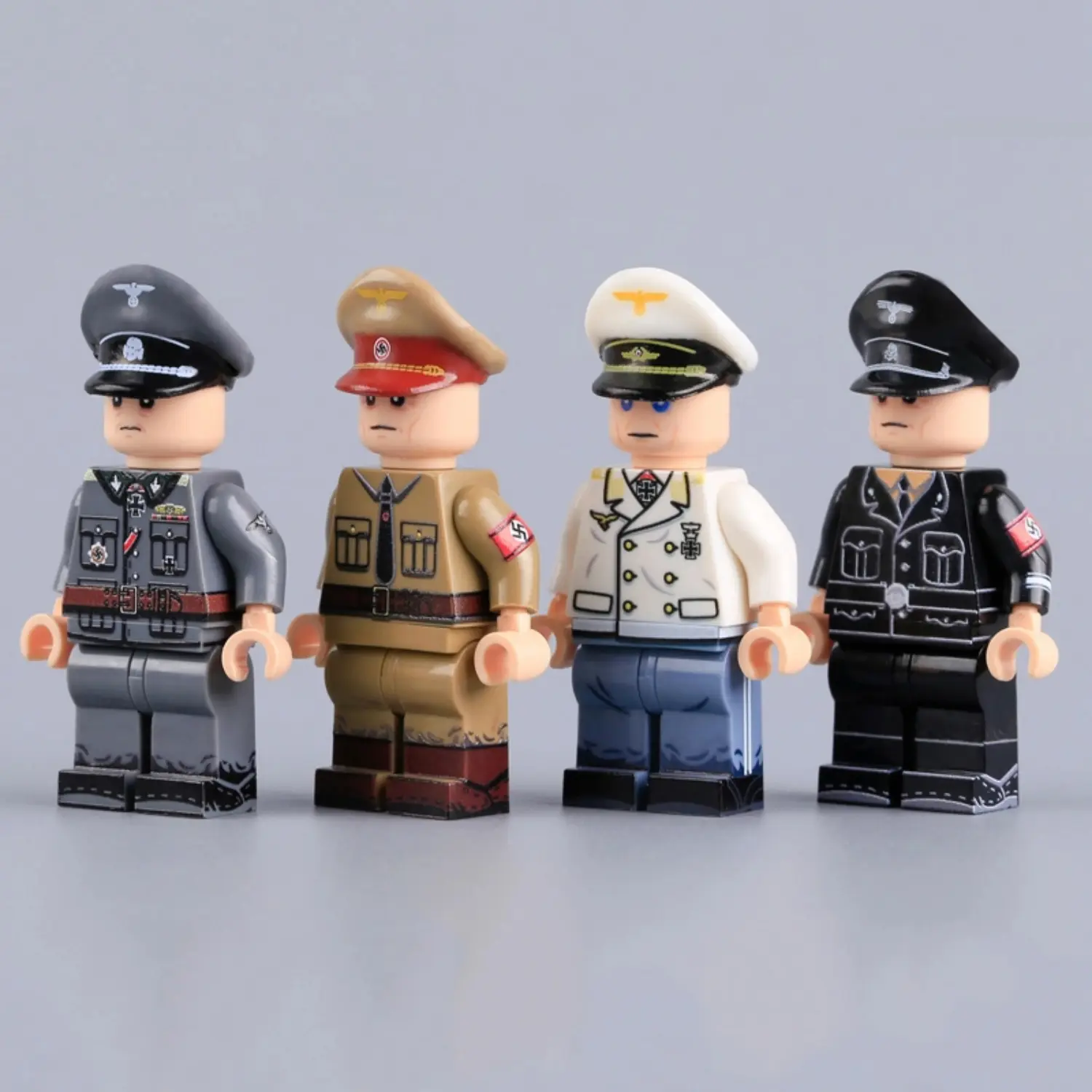 German High Command Hess, Göring & Fegelein Set Wwii Custom Printed Brick Block Figure