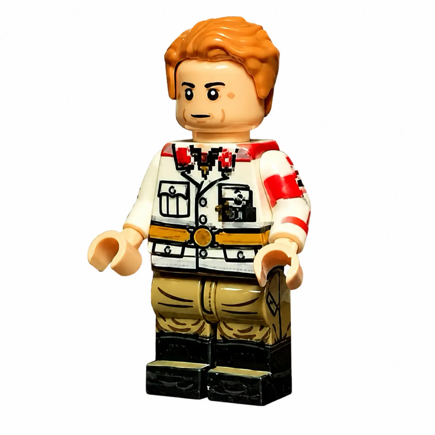 German High-Ranking Officer Official (Summer Uniform) WWII - Custom Printed Brick Block Figure German High Ranking Officer Official (summer Uniform) Wwii Custom Printed Brick Block Figure