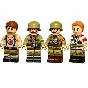 German Late-War Conscripts & High Command Officer WWII - Custom Printed Brick Block Figure German Late War Conscripts & High Command Officer Wwii Custom Printed Brick Block Figure