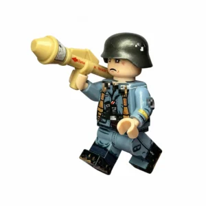 German Luftwaffe Panzerfaust Gunner WWII - Custom Printed Brick Block Figure German Luftwaffe Panzerfaust Gunner Wwii Custom Printed Brick Block Figure