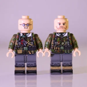 German Sumpfmuster Camo Soldier WWII - Custom Printed Brick Block Figure German Sumpfmuster Camo Soldier Wwii Custom Printed Brick Block Figure