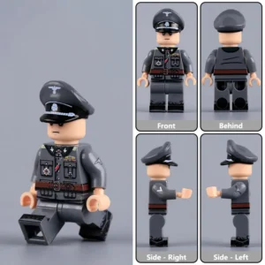 Hermann Fegelein SS-Brigadeführer (later promoted to SS-Gruppenführer) WWII - Custom Printed Brick Block Figure Hermann Fegelein Ss Brigadeführer (later Promoted To Ss Gruppenführer) Wwii Custom Printed Brick Block Figure