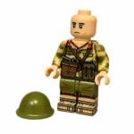 Imperial Japanese Army (IJA) Officer with Captured Camouflage Pacific Series Iwo Jima  WWII - Custom Printed Brick Block Figure