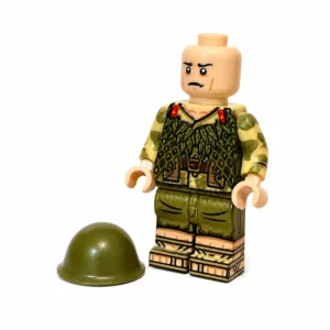 Imperial Japanese Army (IJA) Soldier with Camouflage Netting Pacific Series Iwo Jima WWII - Custom Printed Brick Block Figure Imperial Japanese Army (ija) Soldier With Camouflage Netting Pacific Series Iwo Jima Wwii Custom Printed Brick Block Figure