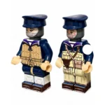 Imperial Japanese Navy (IJN) Shipboard Crew WWII - Custom Printed Brick Block Figure