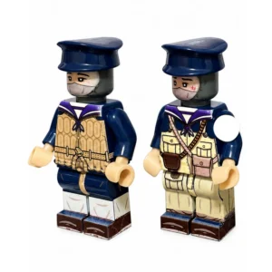Imperial Japanese Navy (IJN) Shipboard Crew WWII - Custom Printed Brick Block Figure Imperial Japanese Navy (ijn) Shipboard Crew Wwii Custom Printed Brick Block Figure