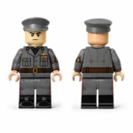 17 Italian Leader Benito Mussolini (Military Uniform) WWII - Custom Printed Brick Block Figure