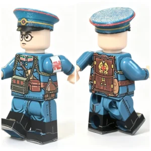 Late Qing Dynasty New Army Field Medic (Beiyang Army Medical Corps) - Custom Printed Brick Block Figure Late Qing Dynasty New Army Field Medic (beiyang Army Medical Corps) Custom Printed Brick Block Figure