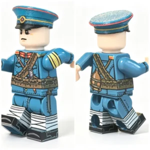 Late Qing Dynasty New Army Infantry Variant (Beiyang Army NCO Veteran Rifleman) - Custom Printed Brick Block Figure Late Qing Dynasty New Army Infantry Variant (beiyang Army Nco Veteran Rifleman) Custom Printed Brick Block Figure