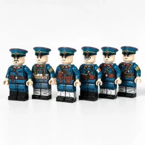 Late Qing Dynasty New Army Squad - Custom Printed Brick Block Figure Late Qing Dynasty New Army Squad Custom Printed Brick Block Figure