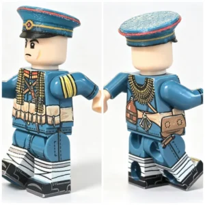 Late Qing Dynasty New Army Support Soldier (Beiyang Army Machine Gunner Heavy Weapons NCO) - Custom Printed Brick Block Figure Late Qing Dynasty New Army Support Soldier (beiyang Army Machine Gunner Heavy Weapons Nco) Custom Printed Brick Block Figure