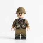 Polish Army Machine Gunner (Mitrailleur / Automatic Rifleman) WWII - Custom Printed Brick Block Figure