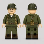 Richard "Dick" Winters (Commander of Easy Company, 2nd Battalion, 506th Parachute Infantry Regiment) - Custom Printed Brick Block Figure