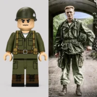 Richard Dick Winters (commander Of Easy Company, 2nd Battalion, 506th Parachute Infantry Regiment) Custom Printed Brick Block Figure With Real Person