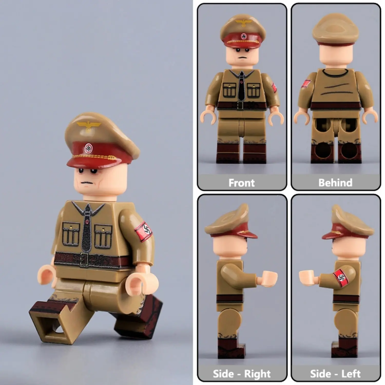 Rudolf Hess Deputy Führer (Stellvertreter des Führers) WWII - Custom Printed Brick Block Figure Rudolf Hess Deputy Führer (stellvertreter Des Führers) Wwii Custom Printed Brick Block Figure