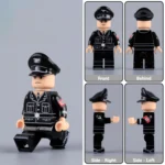 Rudolf Hess Deputy Führer (Stellvertreter des Führers) in black uniform WWII - Custom Printed Brick Block Figure