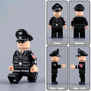 Rudolf Hess Deputy Führer (stellvertreter Des Führers) In Black Uniform Wwii Custom Printed Brick Block Figure