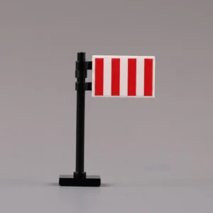 Sons of Liberty Rebellious Stripes Flag Assembly - Custom 3D Printed Miniature Accessory Parts Pieces for Brick Block Figures Sons Of Liberty Rebellious Stripes Flag Assembly Custom 3d Printed Miniature Accessory Parts Pieces For Brick Block Figures