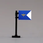 U.S. Army Air Corps (USAAC) Guidon Assembly - Custom 3D Printed Miniature Accessory Parts Pieces for Brick Block Figures