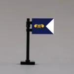 U.S. Army Chemical Warfare Service Guidon Assembly - Custom 3D Printed Miniature Accessory Parts Pieces for Brick Block Figures