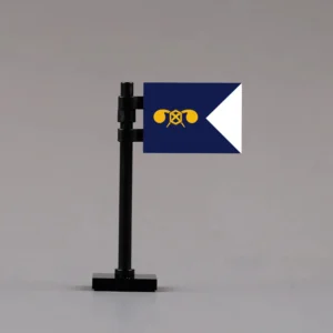 U.S. Army Chemical Warfare Service Guidon Assembly - Custom 3D Printed Miniature Accessory Parts Pieces for Brick Block Figures U.s. Army Chemical Warfare Service Guidon Assembly Custom 3d Printed Miniature Accessory Parts Pieces For Brick Block Figures