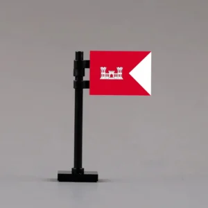 U.S. Army Corps of Engineers Guidon Assembly - Custom 3D Printed Miniature Accessory Parts Pieces for Brick Block Figures U.s. Army Corps Of Engineers Guidon Assembly Custom 3d Printed Miniature Accessory Parts Pieces For Brick Block Figures
